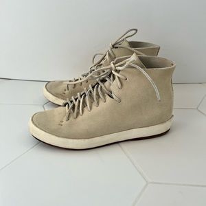 Feit hand sewn suede high top sneakers